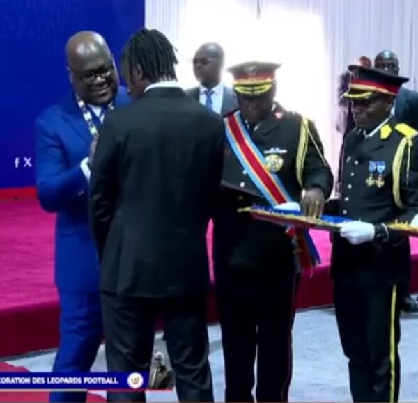 Décoration des léopards RDC par le président de la République